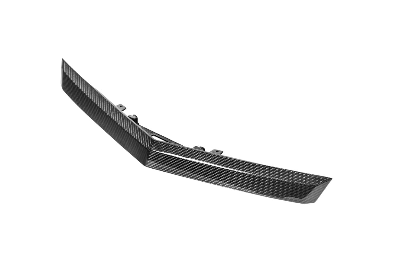 2009-15 CADILLAC CTS-V V2 COUPE | CARBON FIBER REAR TRUNK DECKLID APPLIQUÉ INSERT-FOR MODELS EQUIPPED WITH SINGLE LENS CAMERA